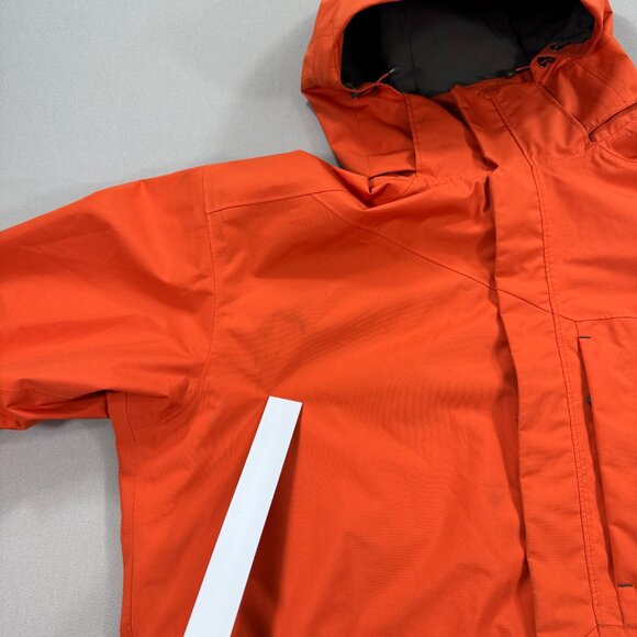 Mountain Equipment Co-op Ecostorm Jacket Hooded Men's XL Orange Lined - Picture 6 of 8